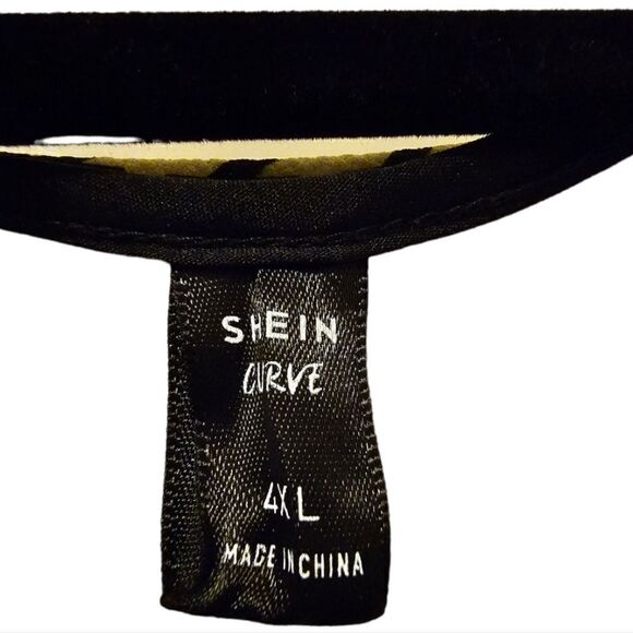 SHEIN PLUS Houndstooth Maxi Dress - Size 4XL - Picture 5 of 6